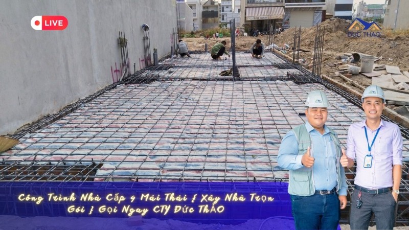 Công Trình Nhà Cấp 4 Mái Thái { Xây Nhà Trọn Gói } Gọi Ngay CTY Đức Thảo